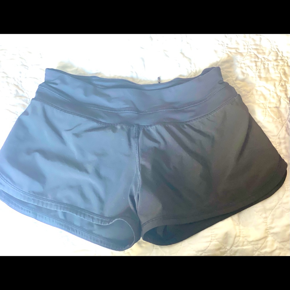 Lululemon Speed Shorts, size 4, black.  Gently used in GREAT condition!